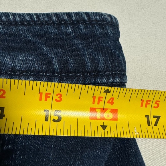 Karl Lagerfeld Paris Lace-Up Braided Stretchy Denim Mini Denim Skirt Sz 10 Y2K - Picture 12 of 13